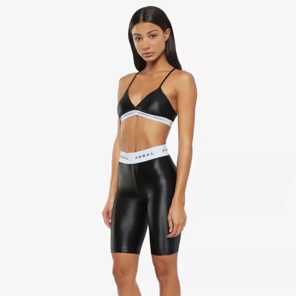 koral highline infinity biker shorts xs top small